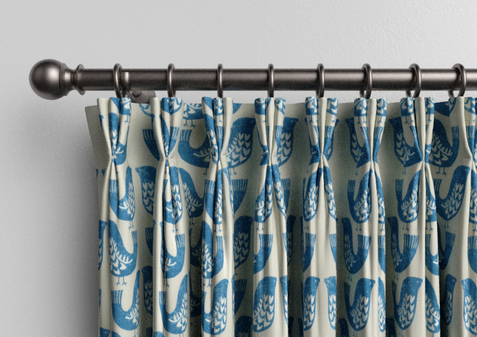 Scandi Birds, Capri - Made to Measure Curtains - Image 11